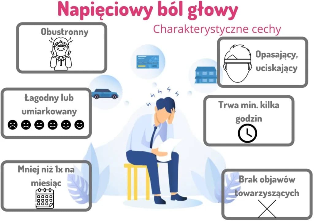 Napięciowe bóle głowy objawy: poznaj ich charakterystykę i przyczyny